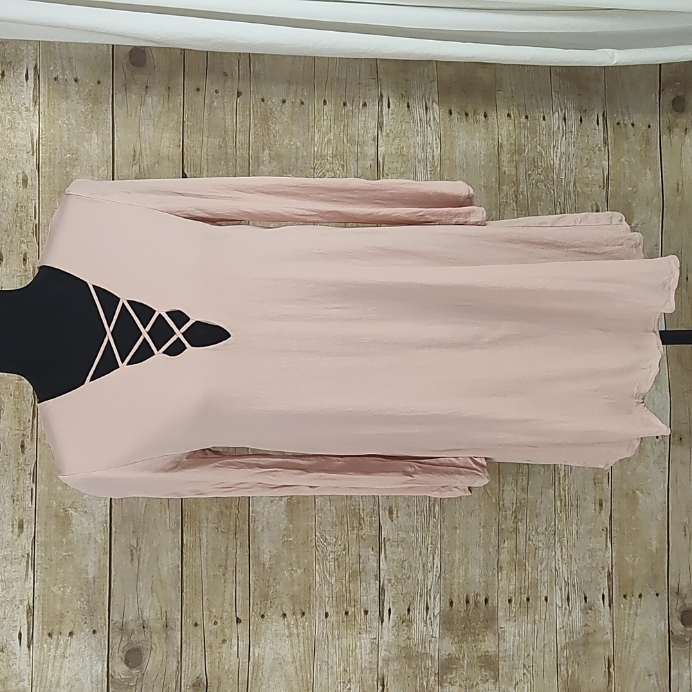 ASTR The Label Lace Up Front Dress